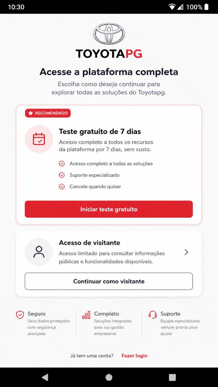 Toyotapg screenshot