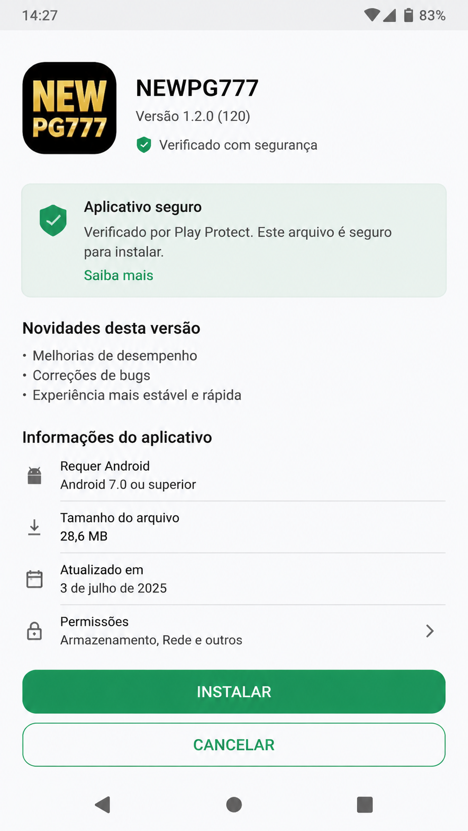 newpg777 screenshot