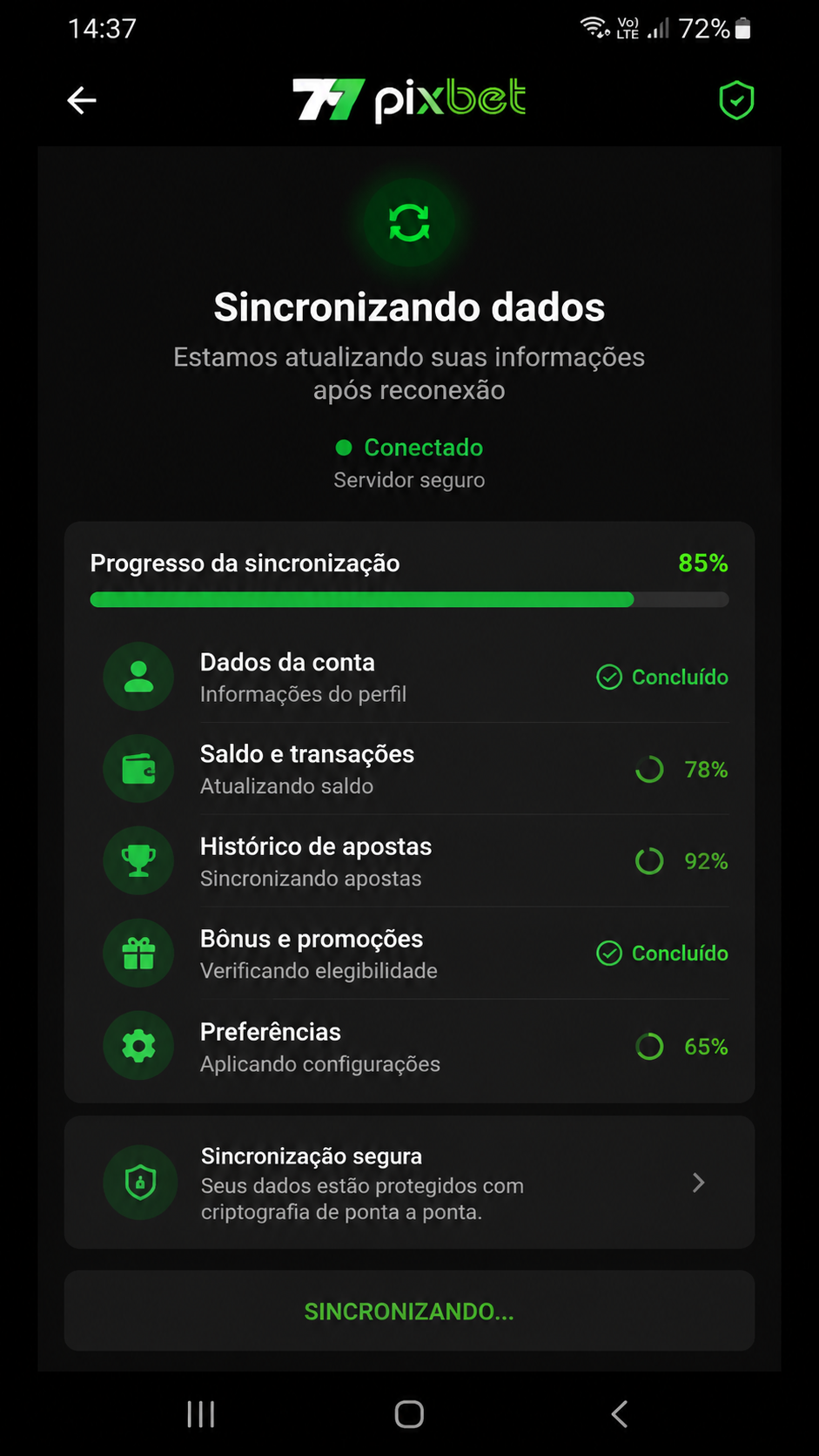 77pixbet screenshot