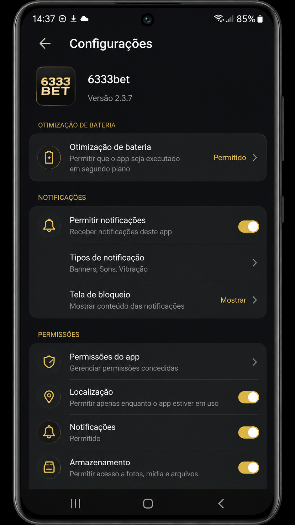 6333bet screenshot