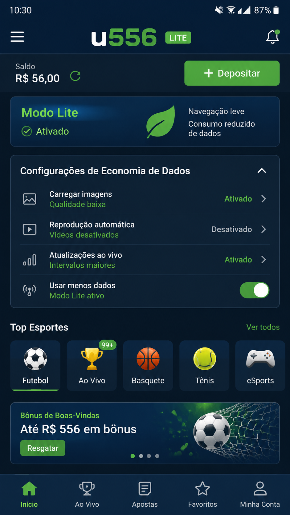 u556 screenshot