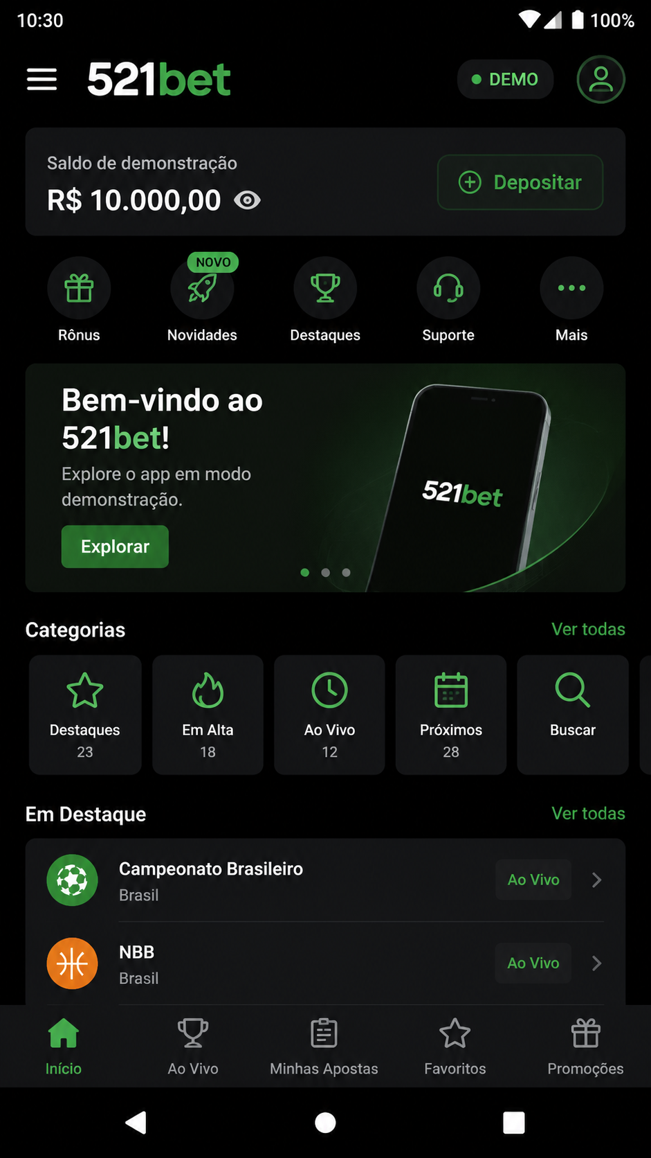 521bet screenshot
