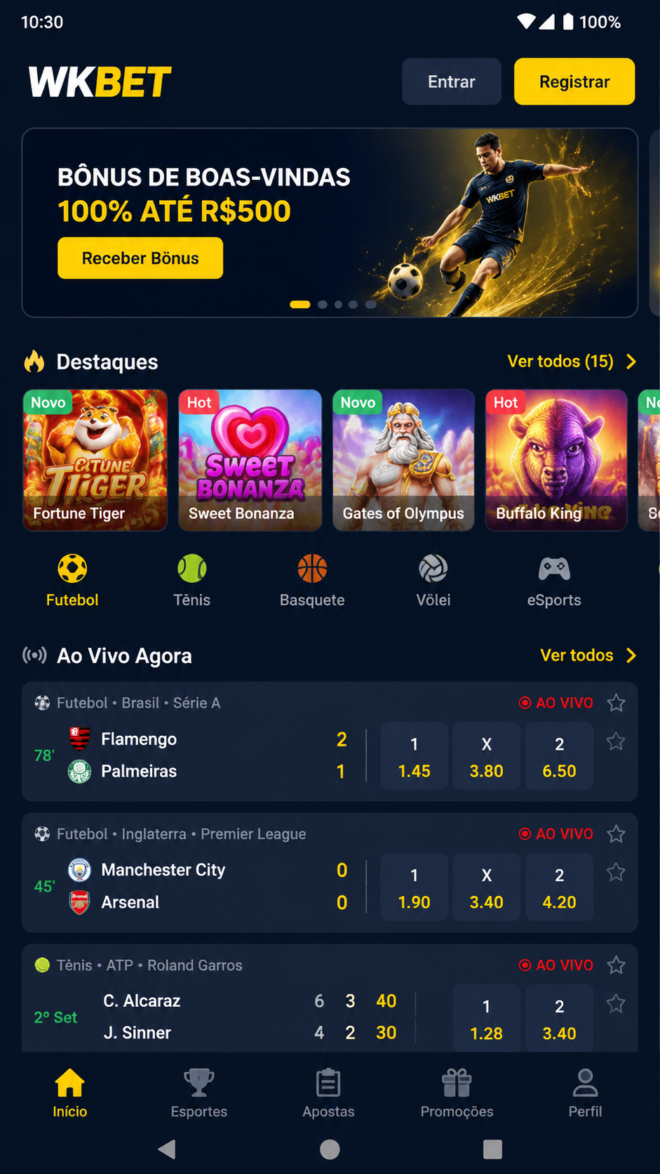 wkbet screenshot