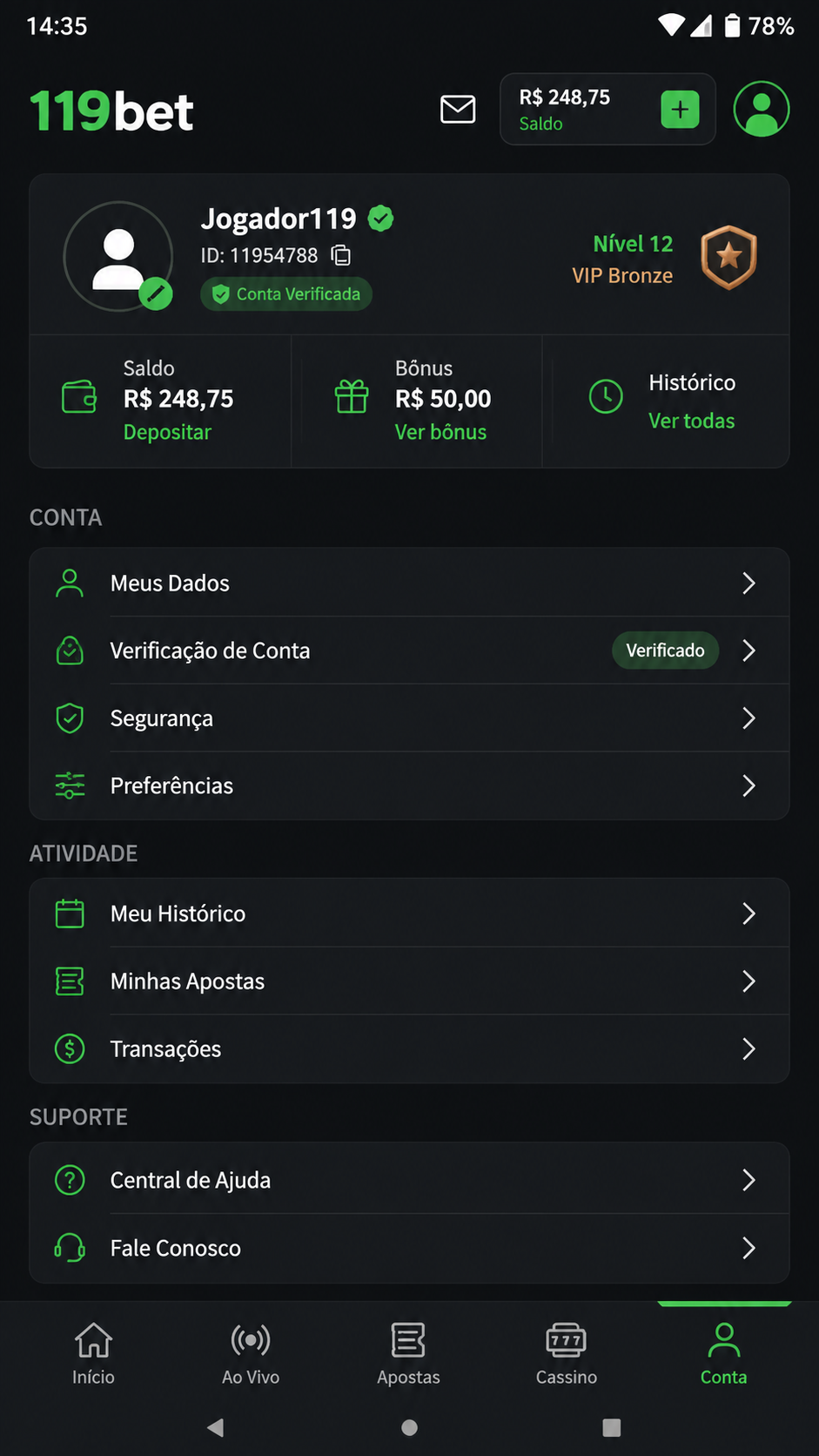 119bet screenshot