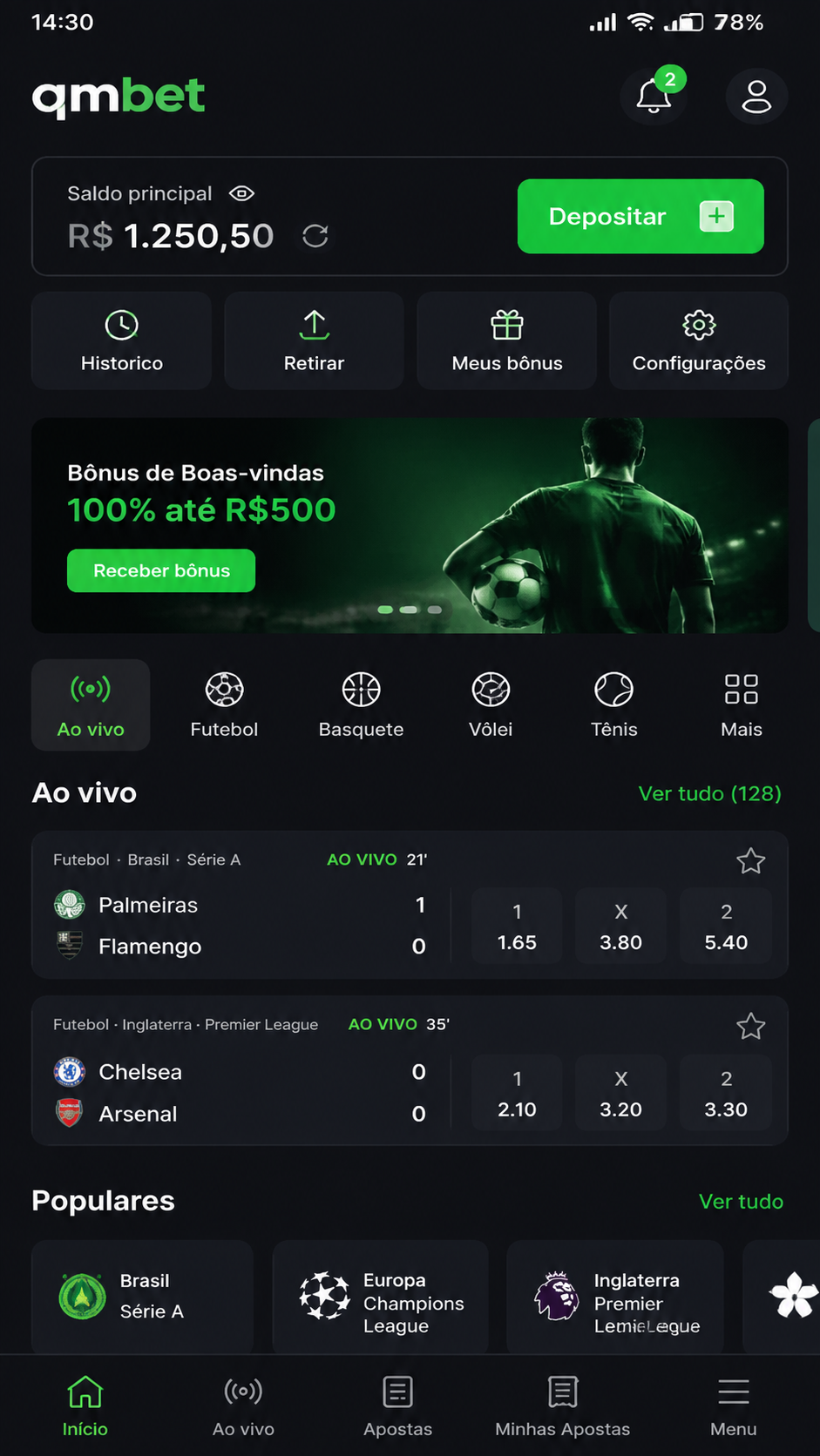 qmbet screenshot