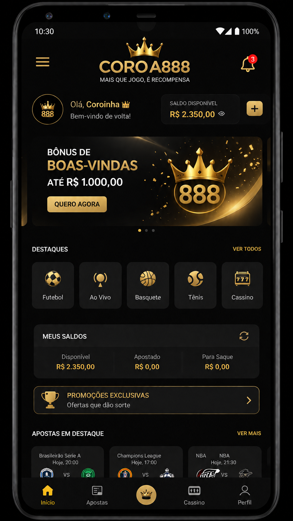 coroa888 screenshot