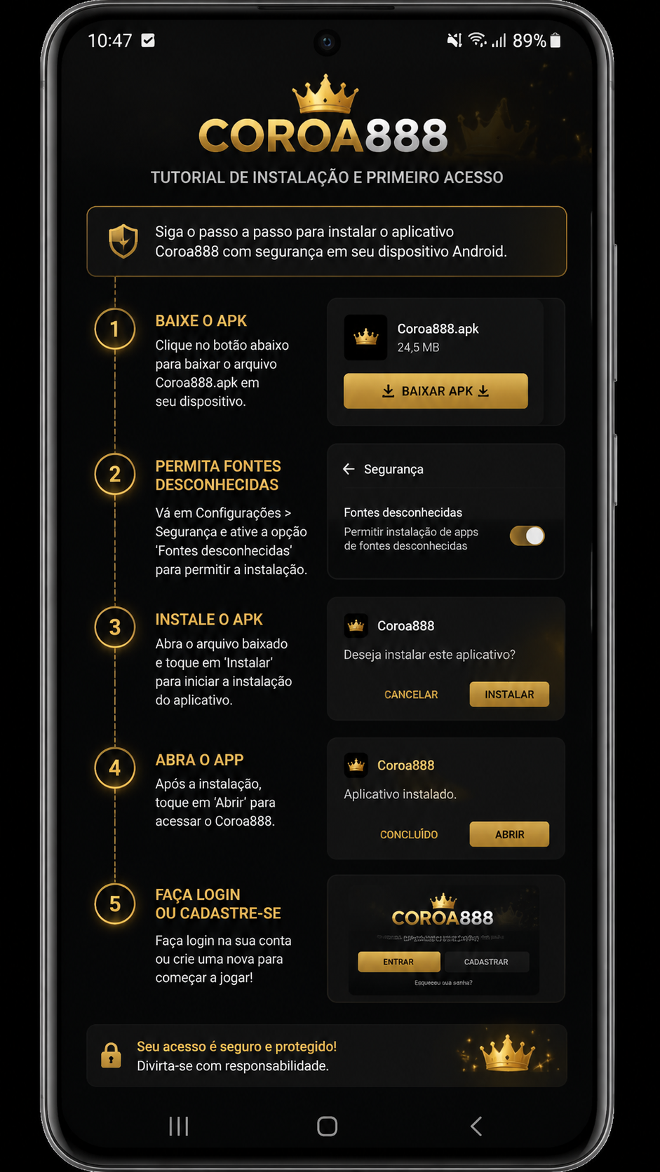 coroa888 screenshot