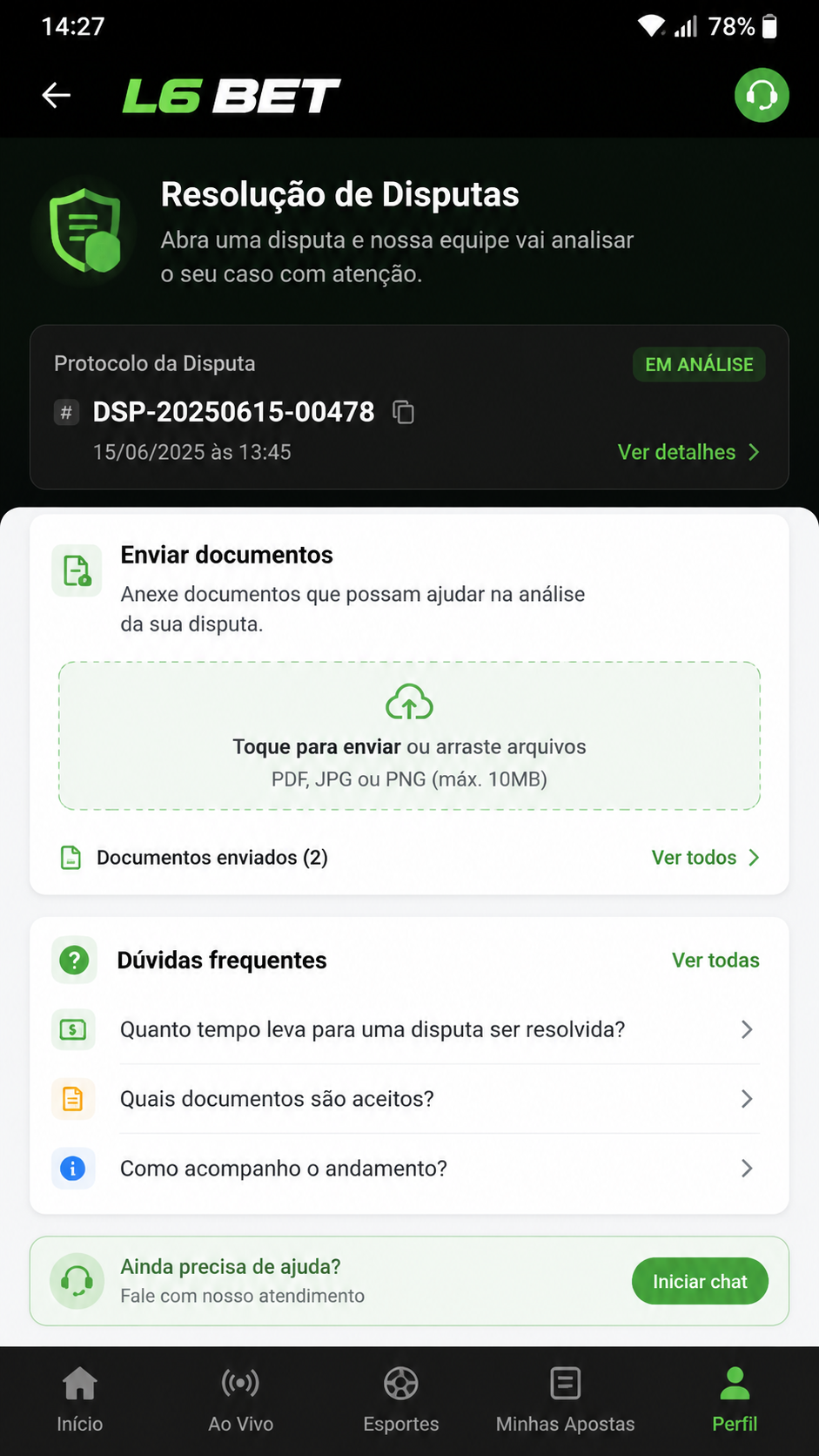 l6bet screenshot