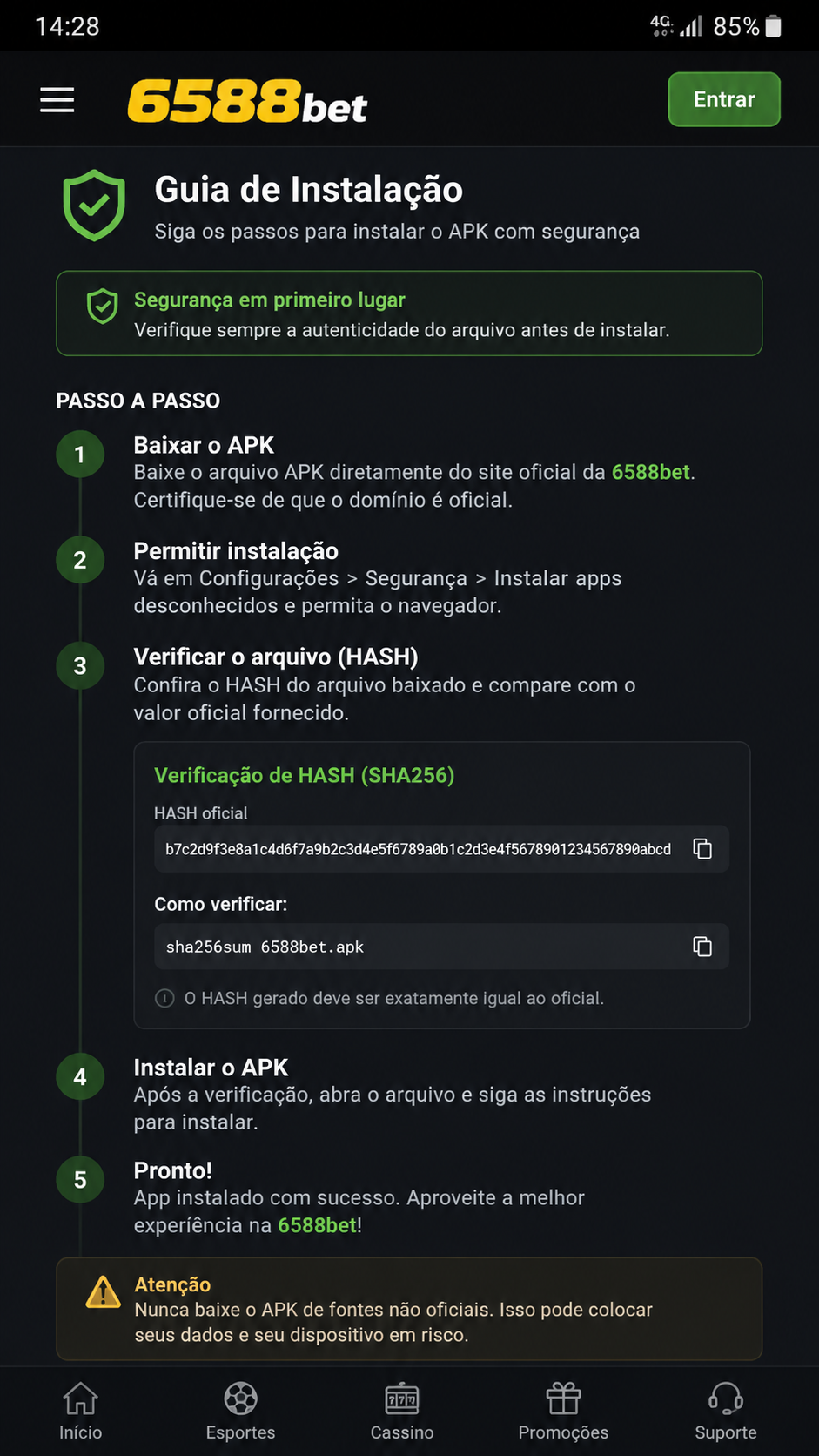 6588bet screenshot