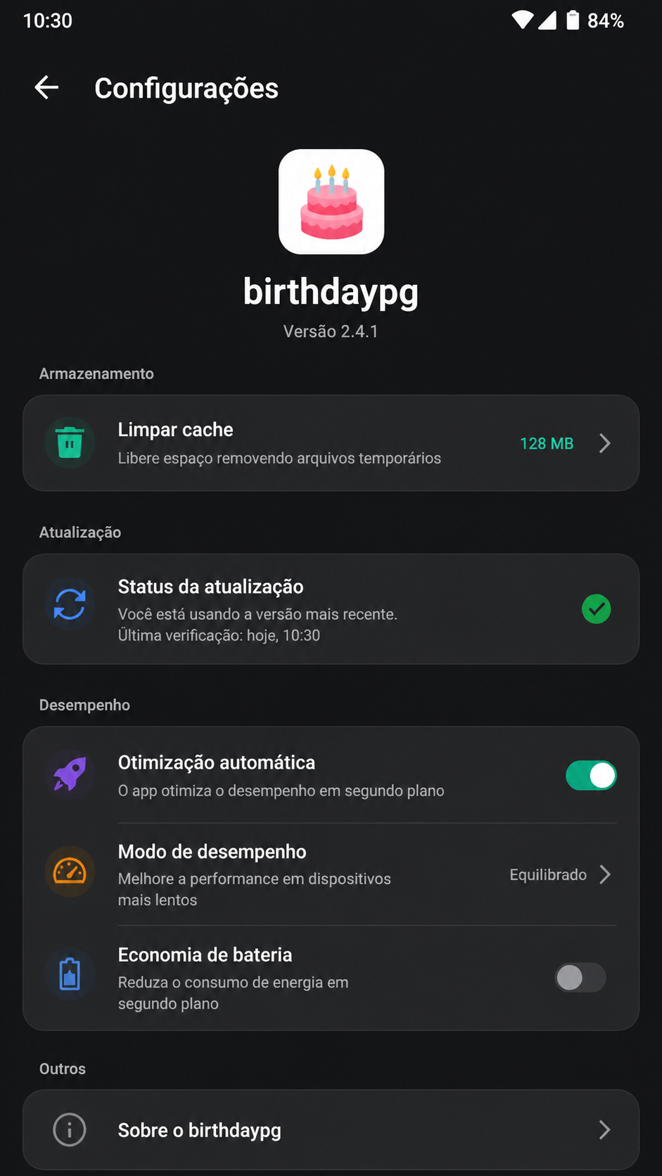 birthdaypg screenshot