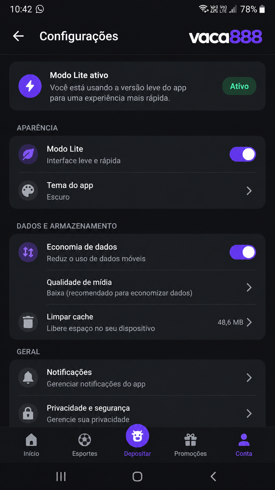 vaca888 screenshot
