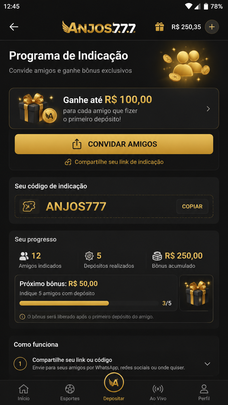anjos777 screenshot