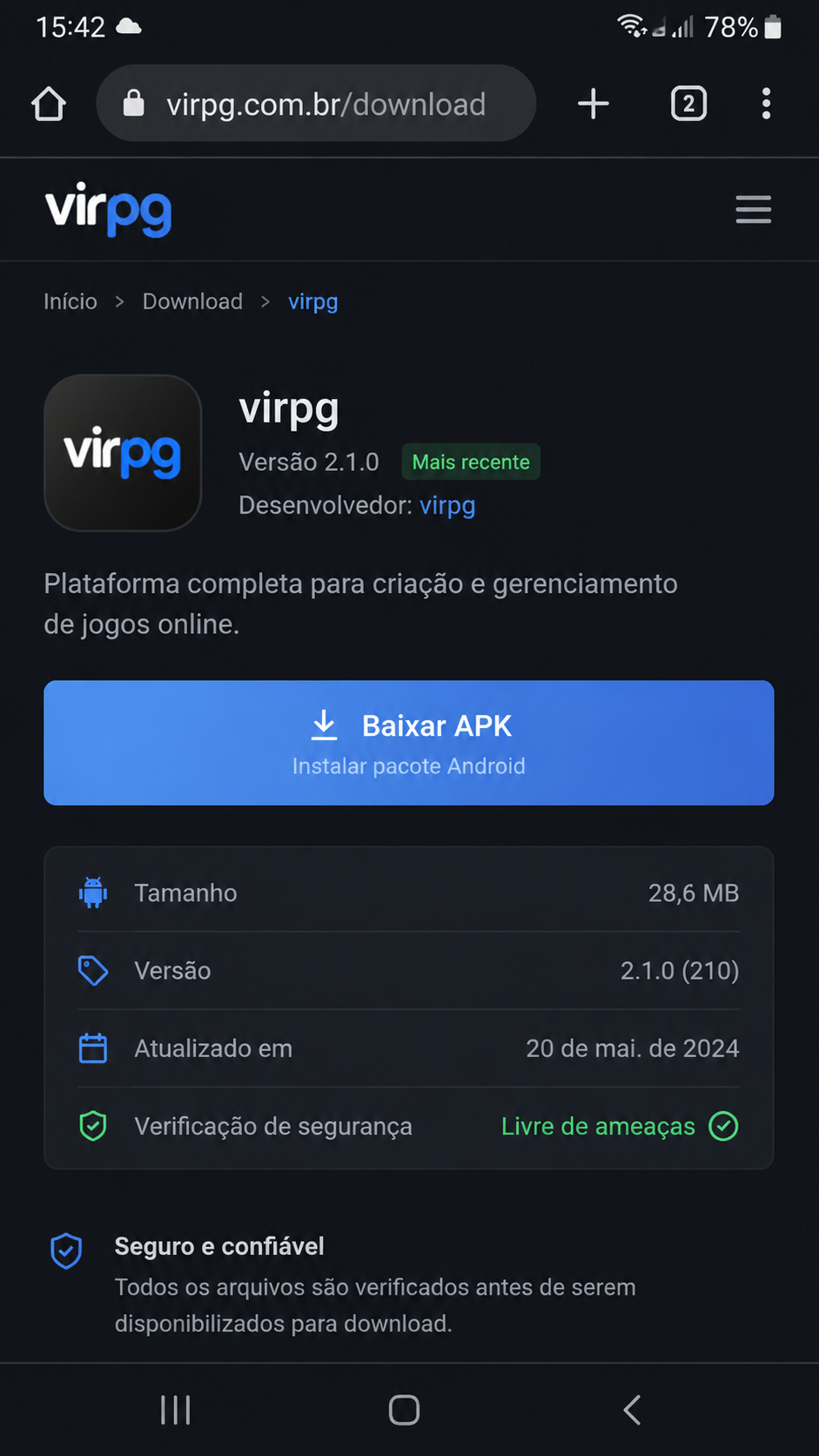 virpg screenshot