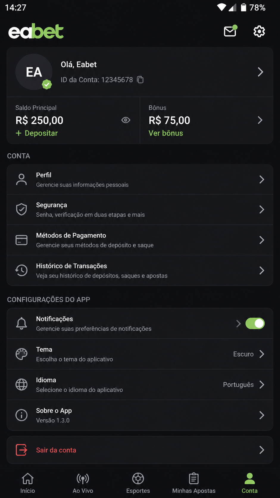 eabet screenshot