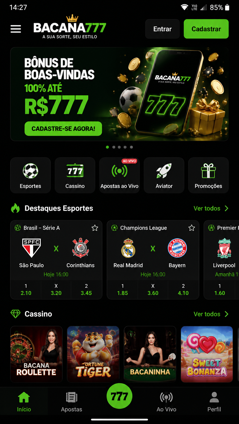 bacana777 screenshot