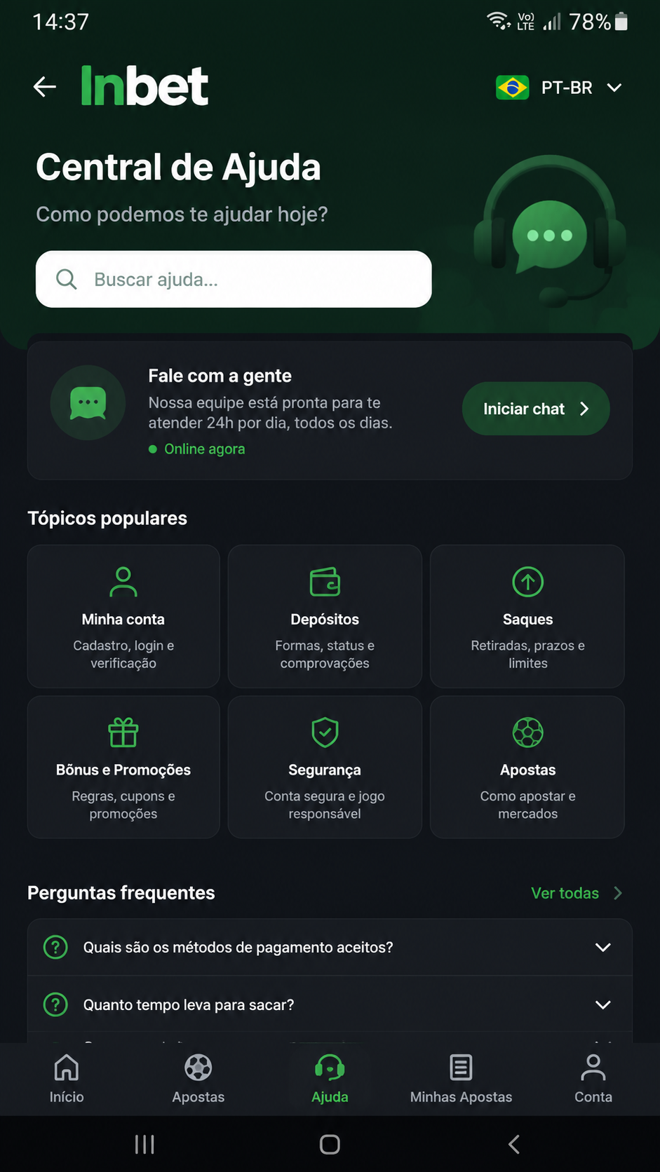 lnbet screenshot