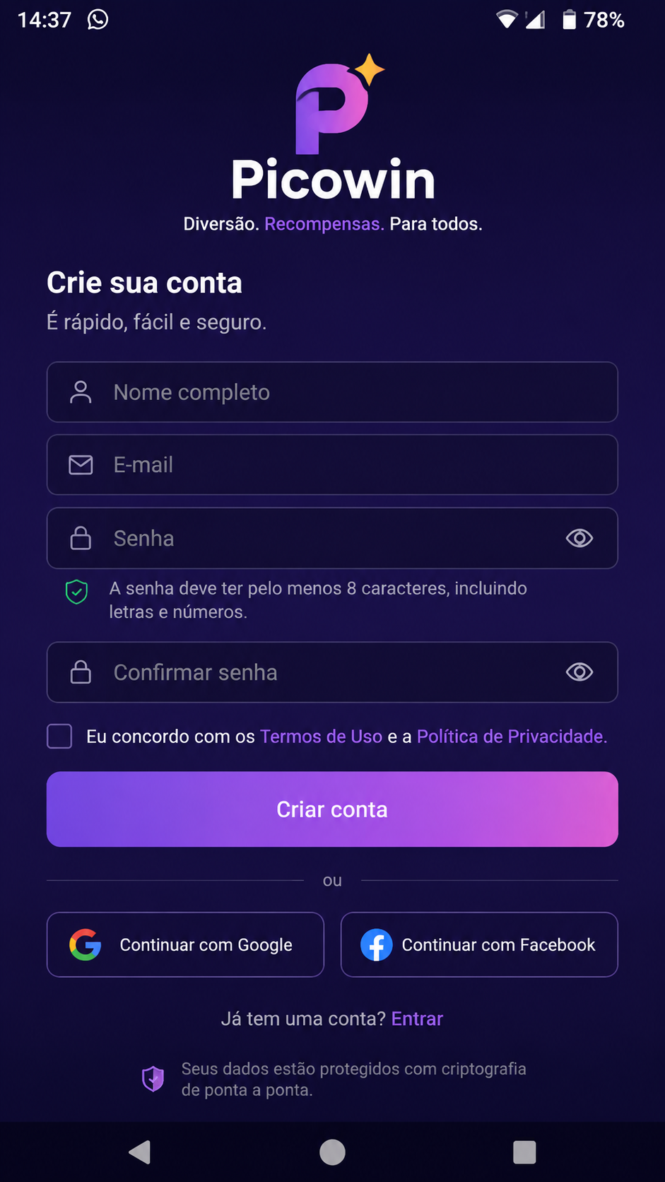 Picowin screenshot