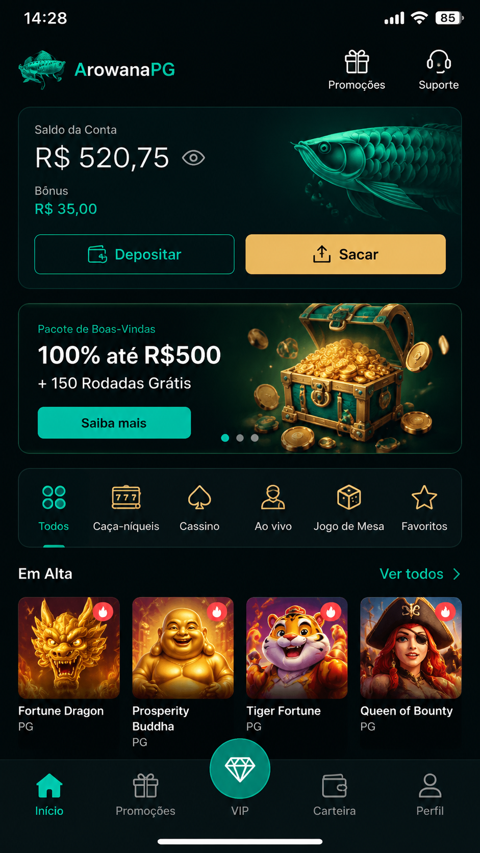 ArowanaPG screenshot
