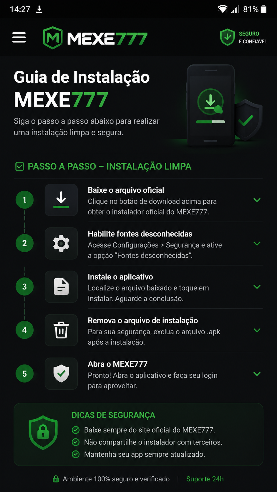 mexe777 screenshot