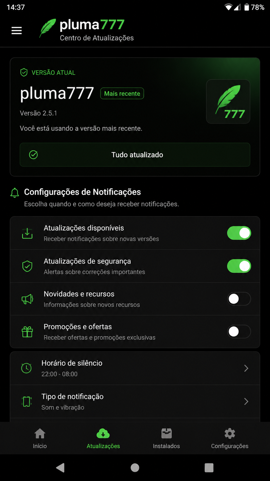 pluma777 screenshot