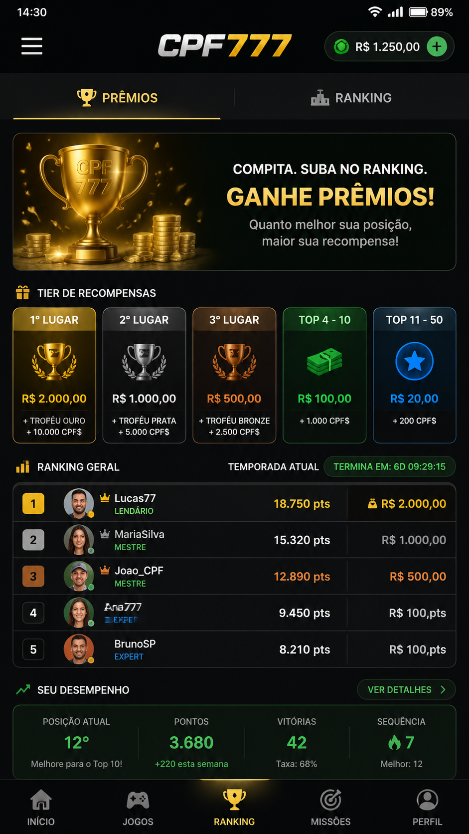 cpf777 screenshot