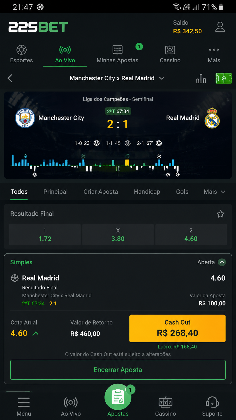 225bet screenshot
