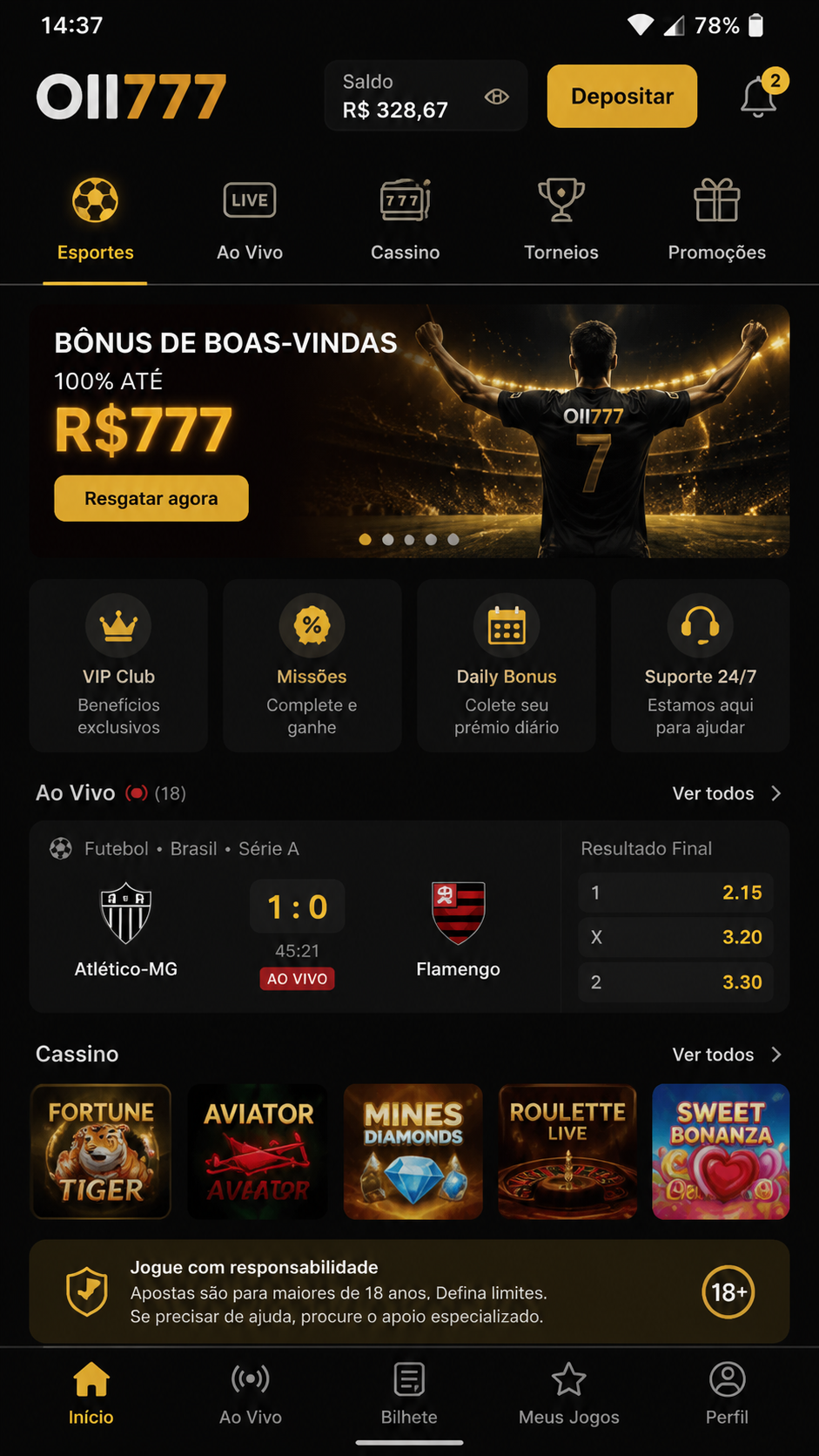 oii777 screenshot