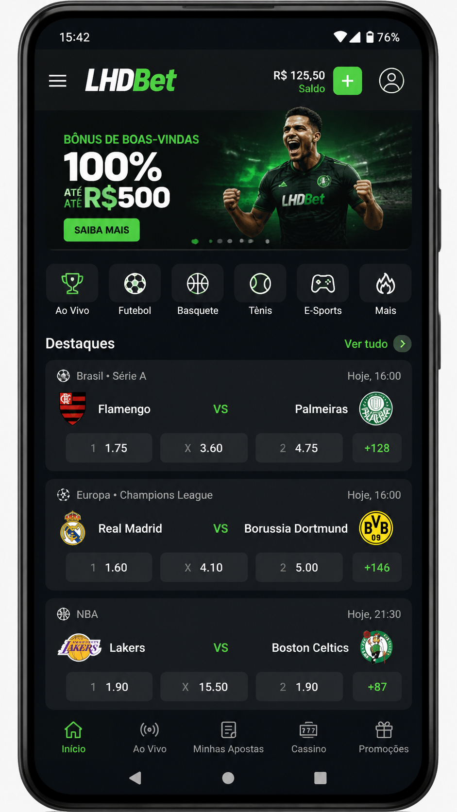 LHDBet screenshot